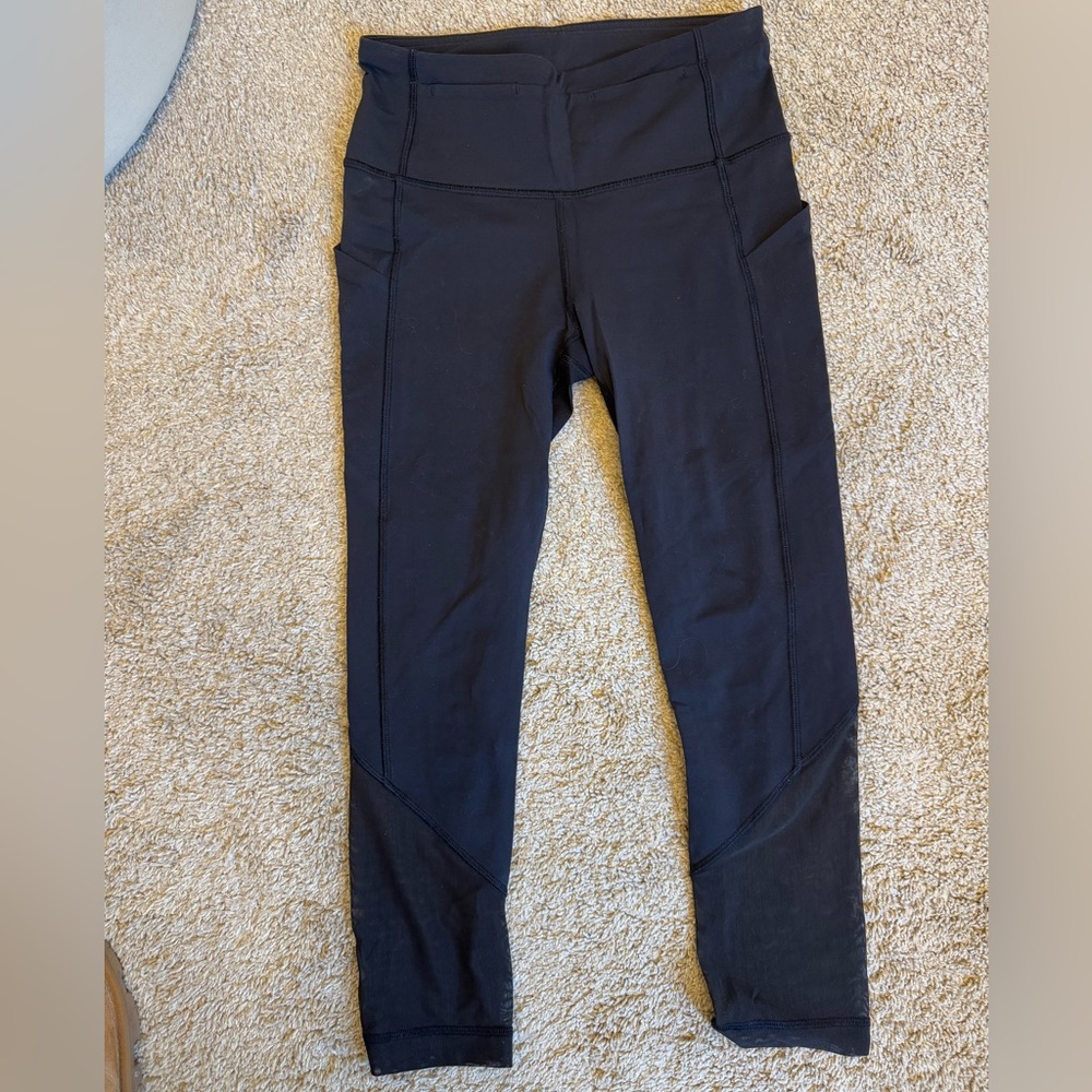 Black High-Waist Pocket Lululemon Leggings